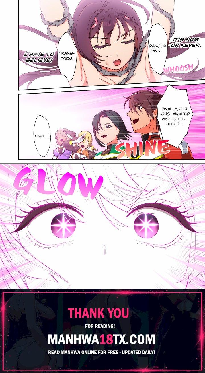 Pitiful Ranger Pink: I’m Such a Disgrace, but It Feels So Good! (Uncensored) Chapter 21 - Page 24
