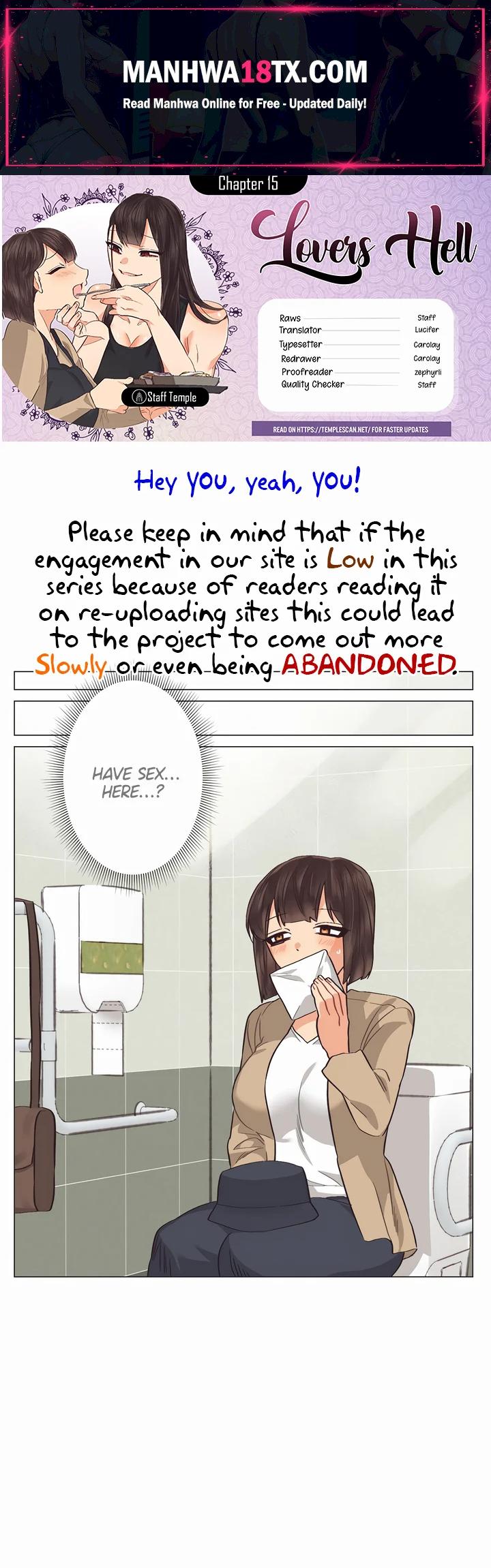 Lesbian Sex Hell Chapter 15 - Page 1