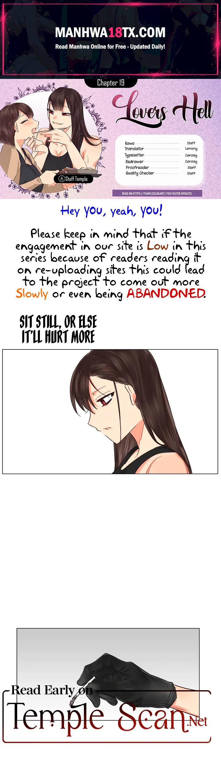 Lesbian Sex Hell Chapter 19 - Page 1